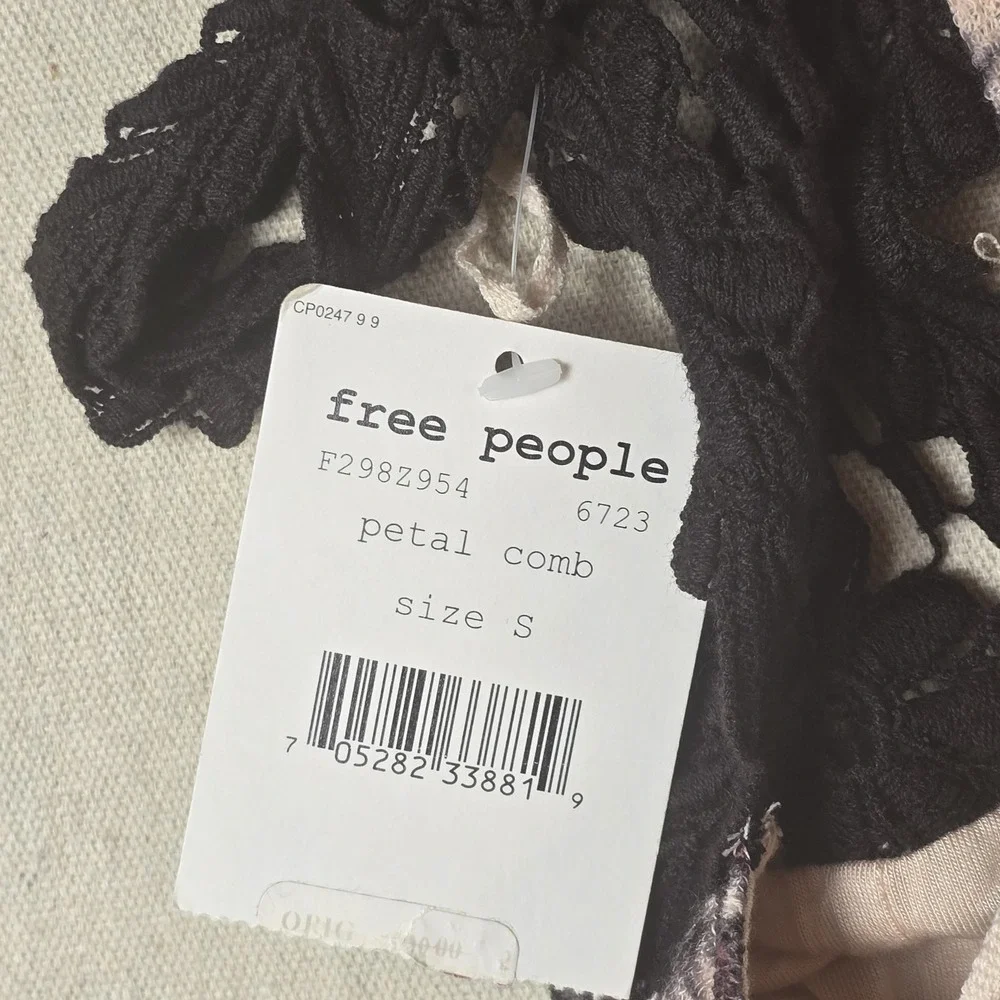 Free People‎ Beautiful Aztec Rose Design Racer Open Back Long Dress Sz S - Picture 7 of 12